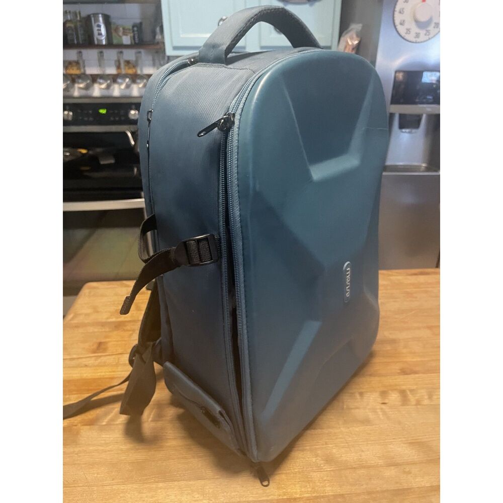 Mosiso blue hardback waterproof camera backpack bag with padded storage